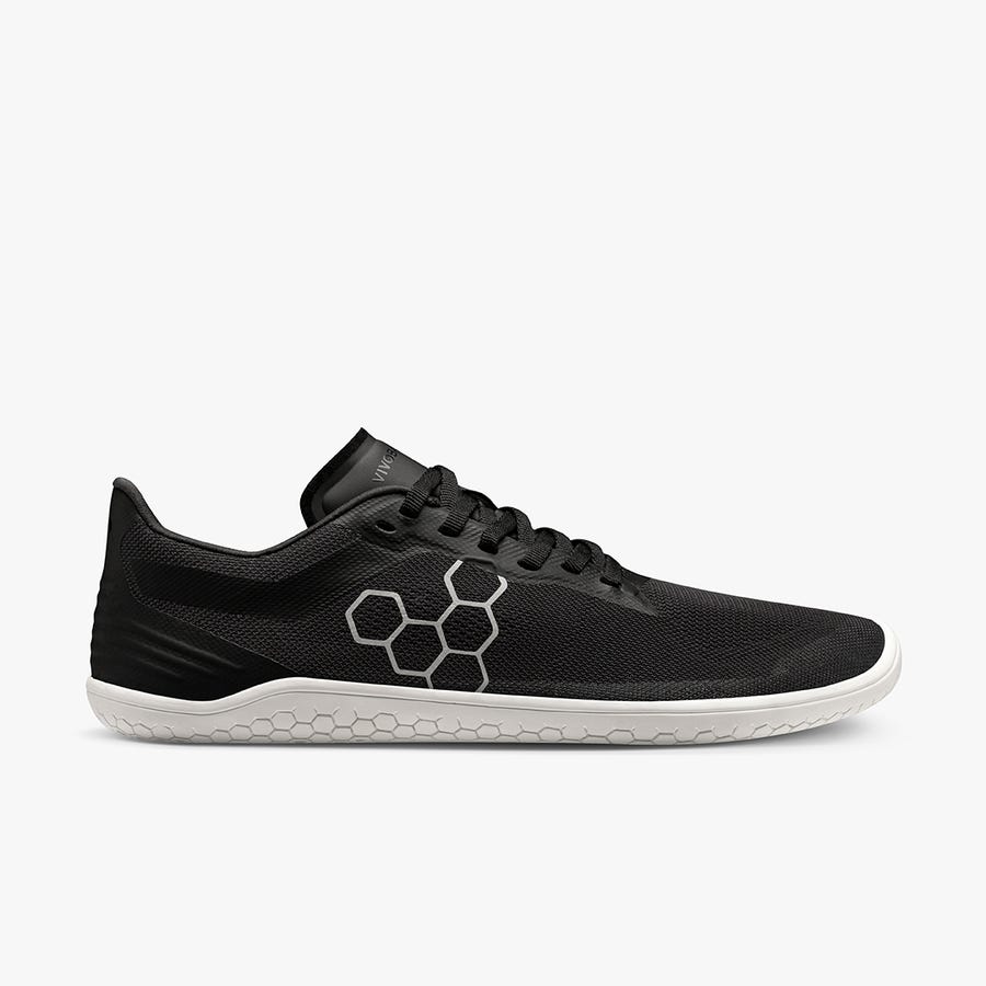 Vivobarefoot Geo Racer II Hardloopschoenen Kinderen Zwart | Nederland 0255XYUF